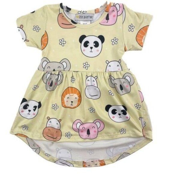 Koala and Pals Tunic Top - Little jo lemon 4T - Picture 3 of 6